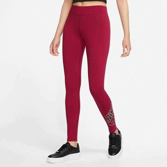 Nike Women's Futura Graphic Print MR Leggings DM2203-690 Size Medium - Picture 1 of 5
